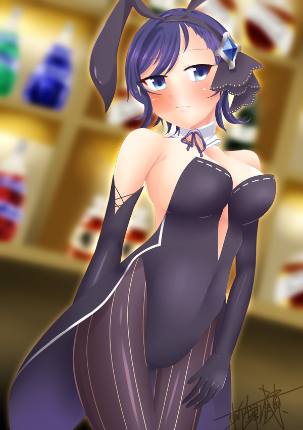 バニー衣装カトレアさん