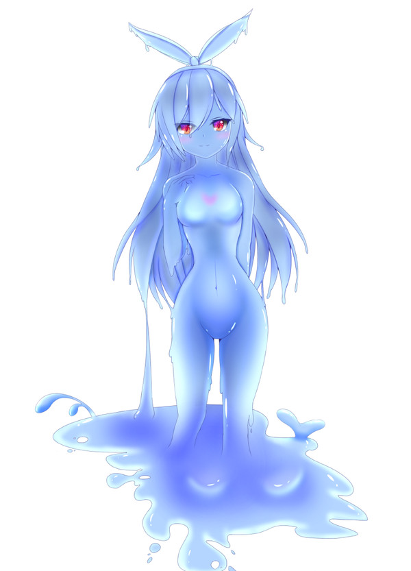 スライム娘 描いた