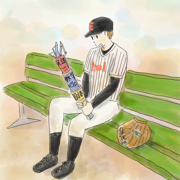 野球少年。