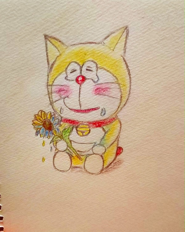 黄色いタヌキと