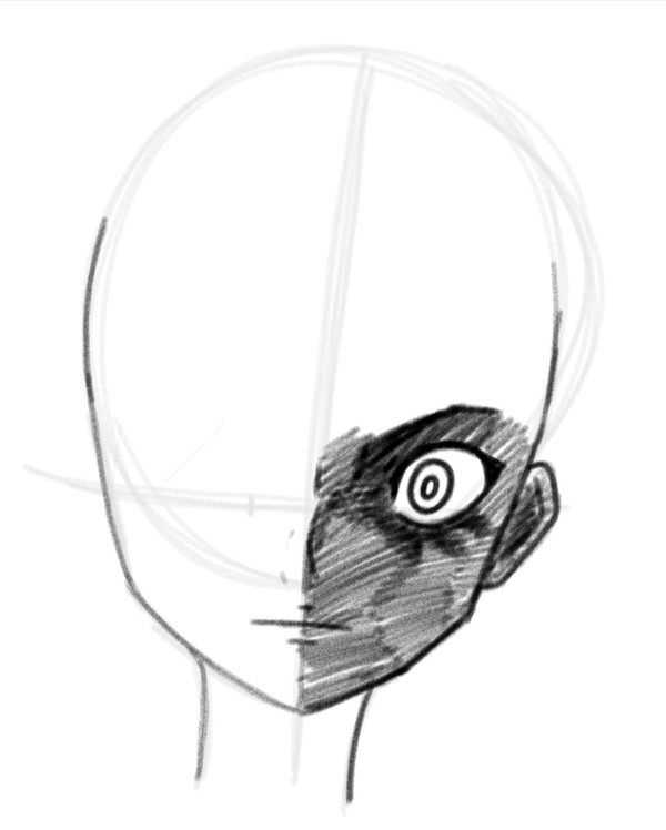 Creepy face (WIP)