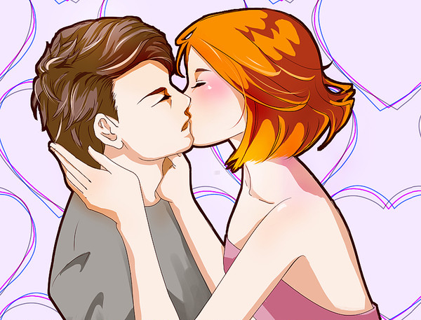 Couple 002 カップル キス