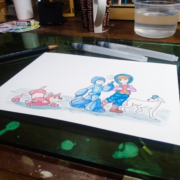 Megaman & Remi Fanart