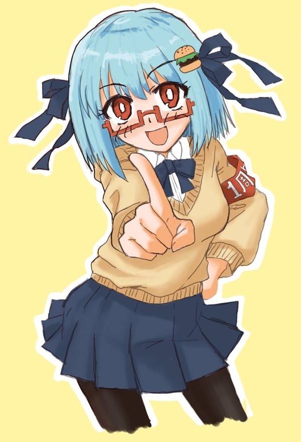 Twitterにあげたハンバーガーちゃん