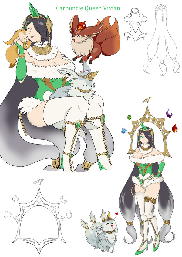 Costume: Carbuncle Queen Vivian