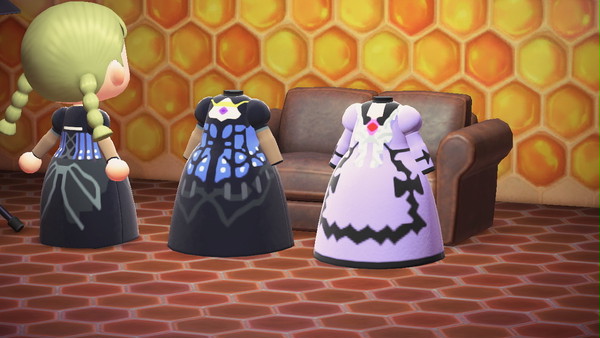 あつ森マイデザ クラウドのドレス