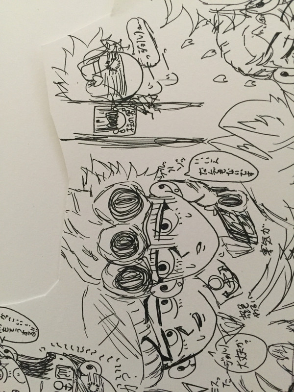 課題があって暇じゃないっちゃ暇じゃないけど暇だから落書き..