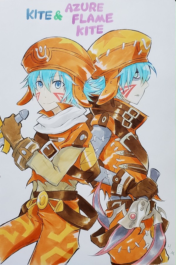 .hackシリーズ 落書き