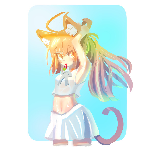 衣服透光練習