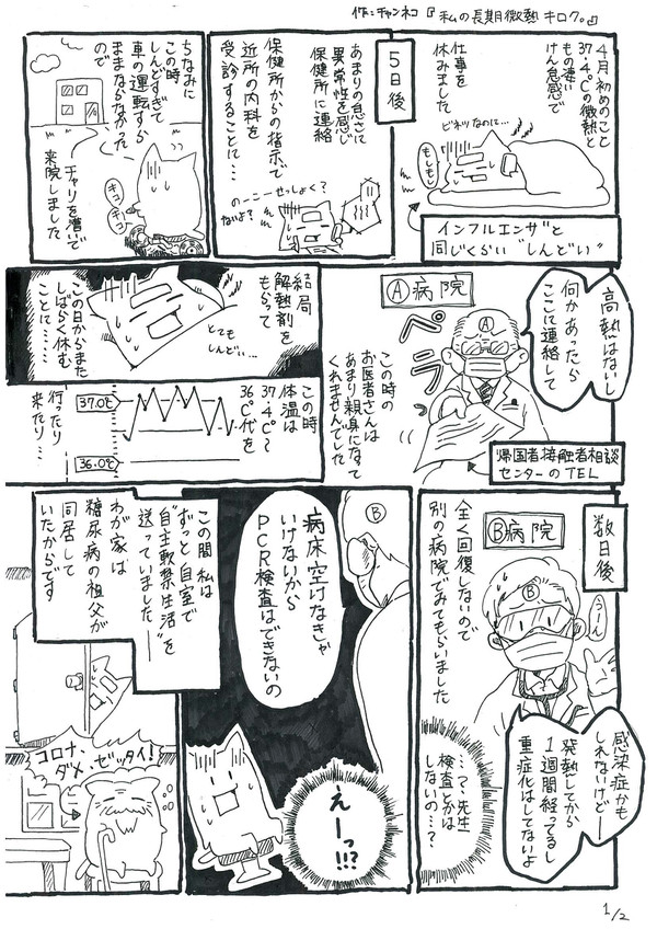 私の長期微熱キロク。