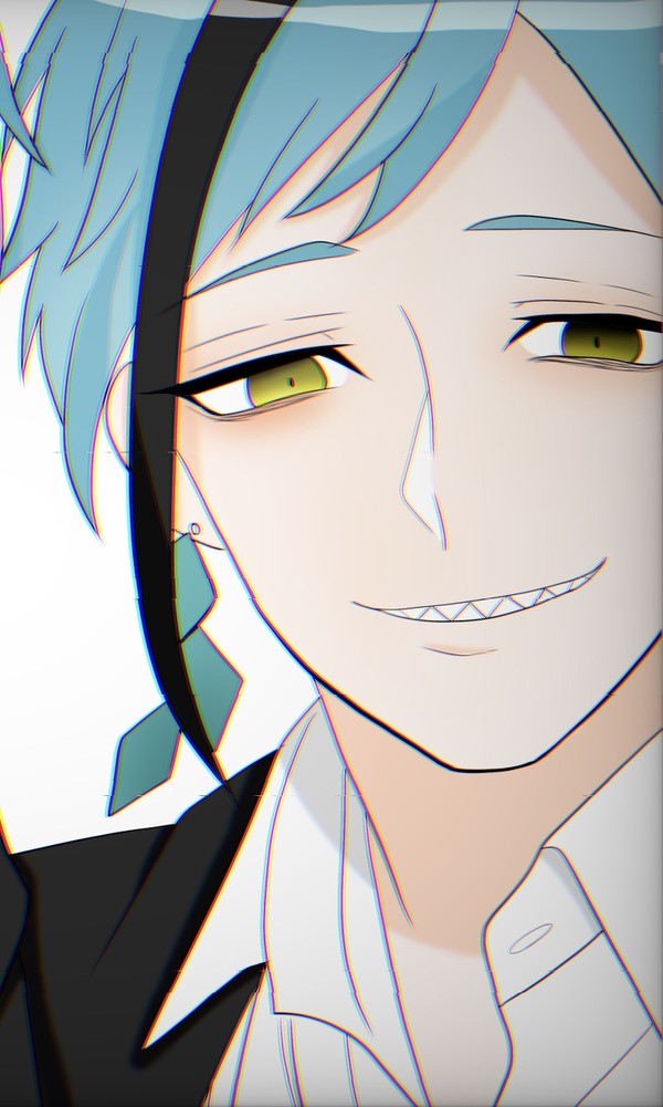 1か月前前に描いたフロイドをリメイクしましたンゴ