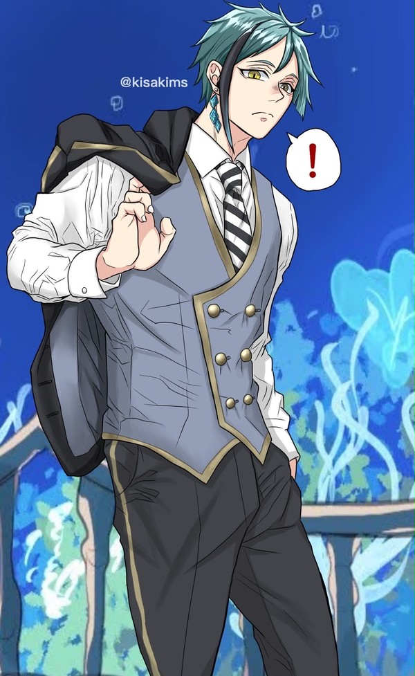 【twst夢絵】フロイド君