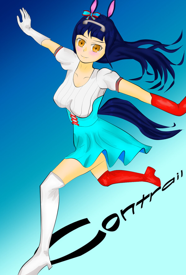 コントレイルをウマ娘化してみた。