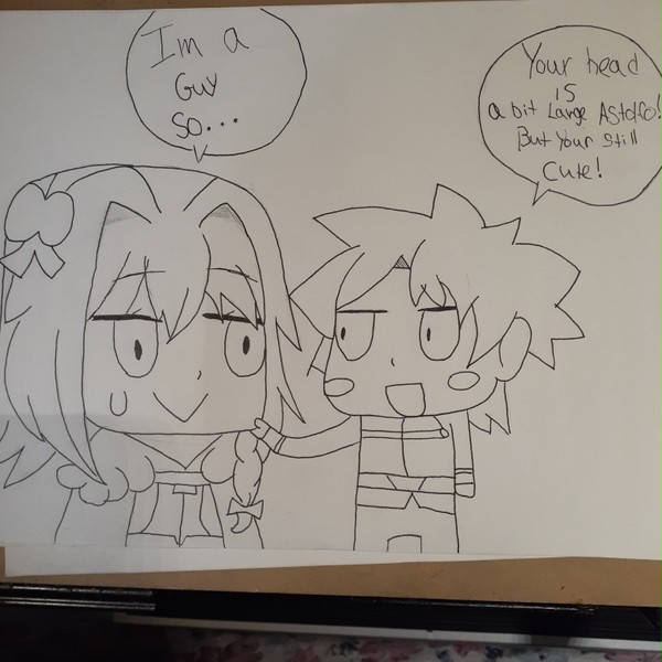 Fujimaru and Astolfo