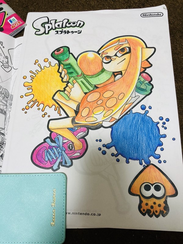 スプラの塗り絵