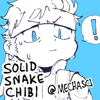 Solid Snake Chibi Sketch