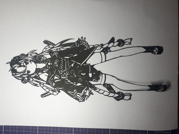 【切り絵】百鬼あやめ殿!