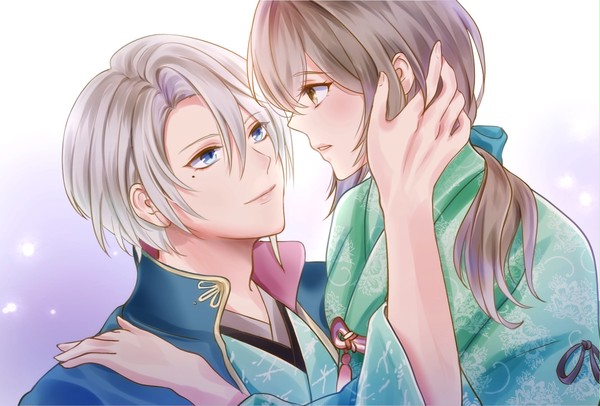 キスの日コラボのイラストお借りしました