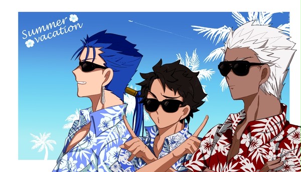 夏服霊衣正座待機中