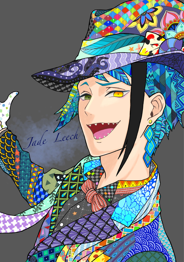 タングル風アート②