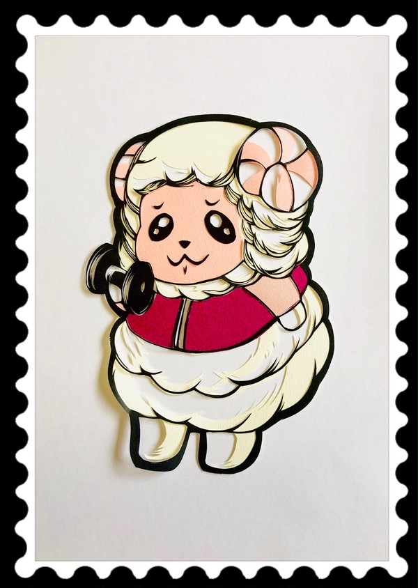 切り絵・ちゃちゃまる