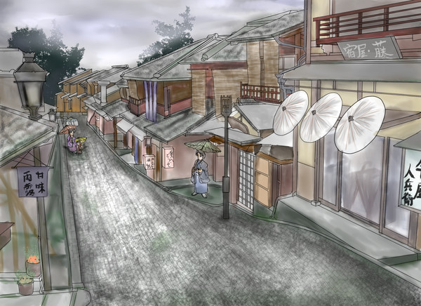 古都の梅雨