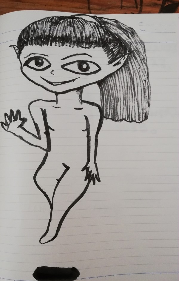 女の子 完成