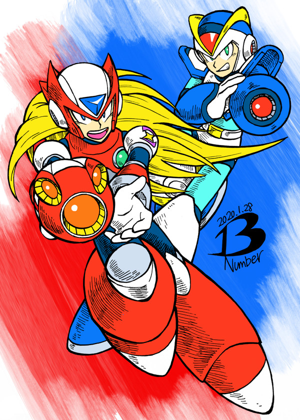 ロックマン色々お絵描きスーパーセット‼️