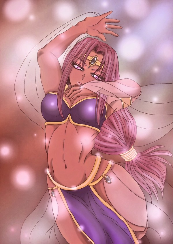 踊り子を描いてみたw