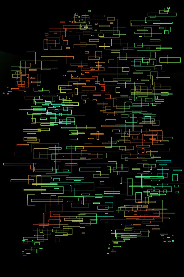 デジタル空間みたいな 背景素材を描いてみました！