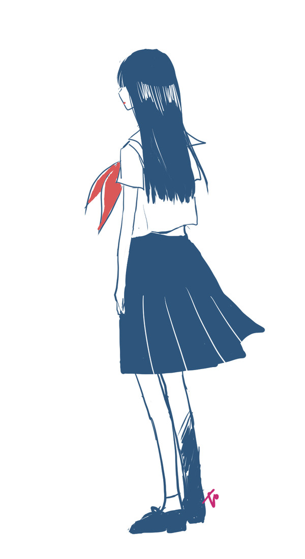 女子高生。