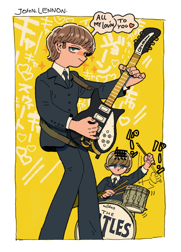 ビーちゃんとフー(昔の絵)