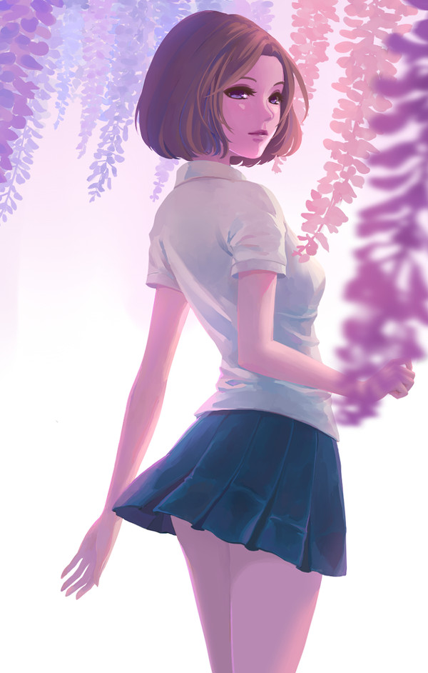 夜明けの色合い