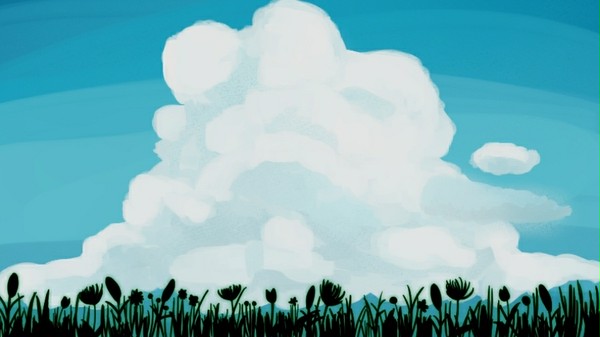 白い雲