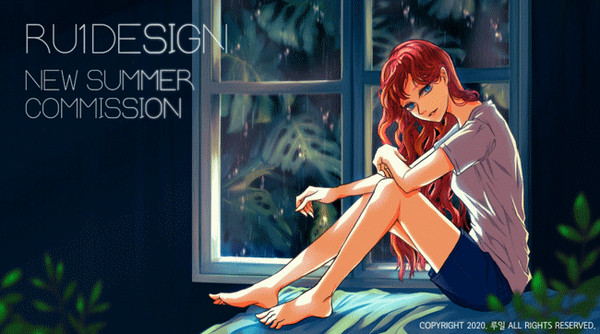 Jungle rain Summer commission