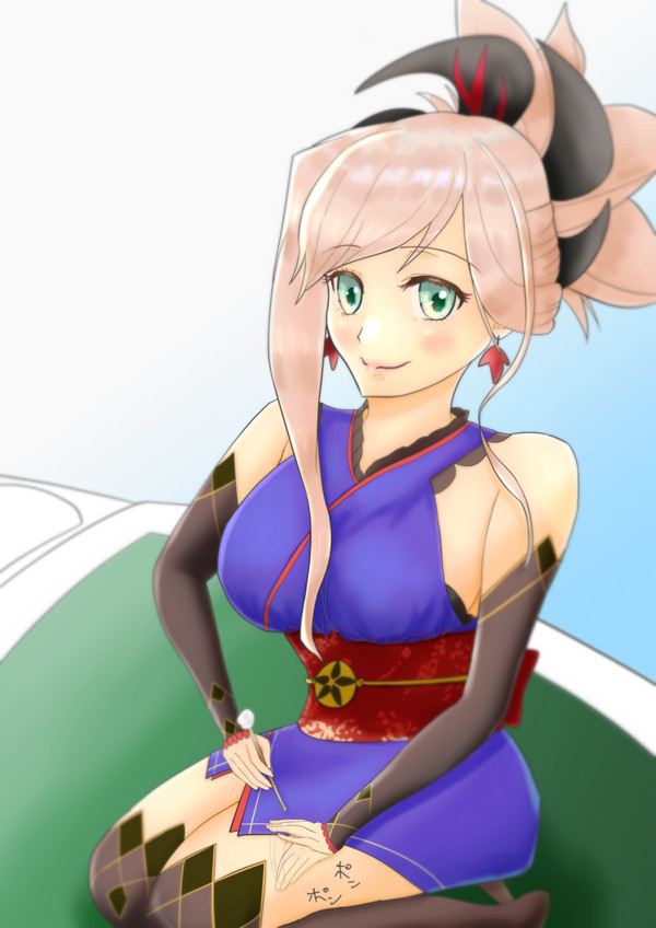 武蔵ちゃんに耳かきしてもらう