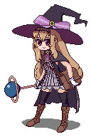 Little Witch Nobeta pixel art
