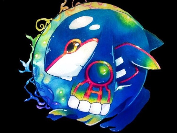 カイオーガと丸窓