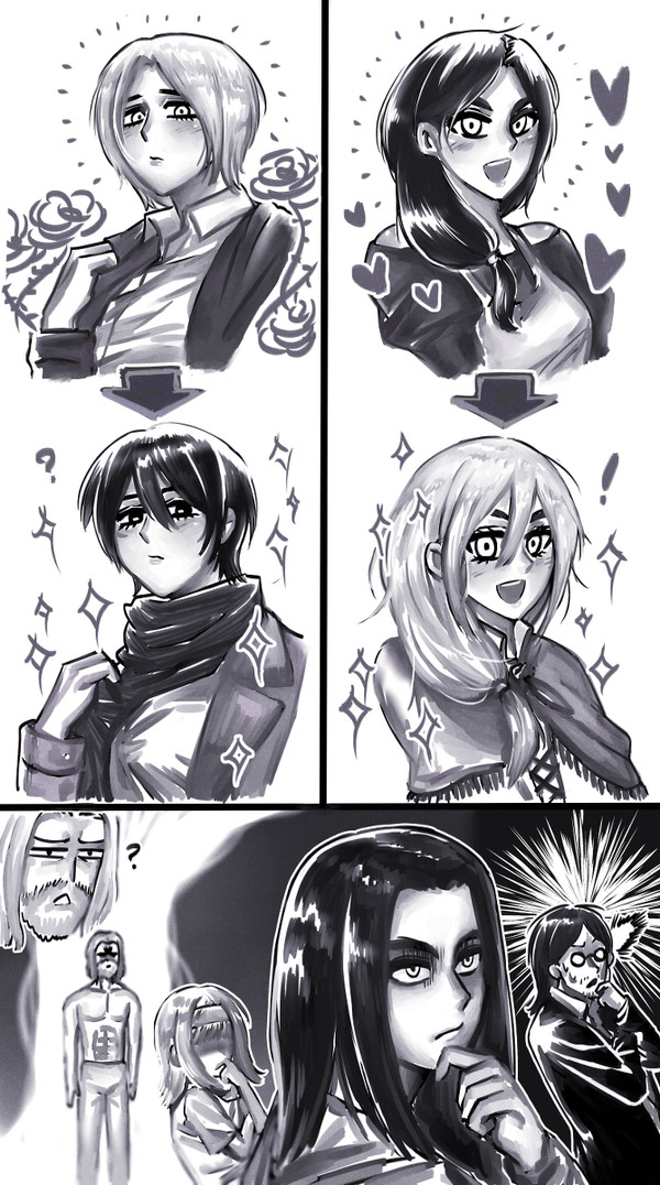 Dina/Mikasa & Carla/Historia