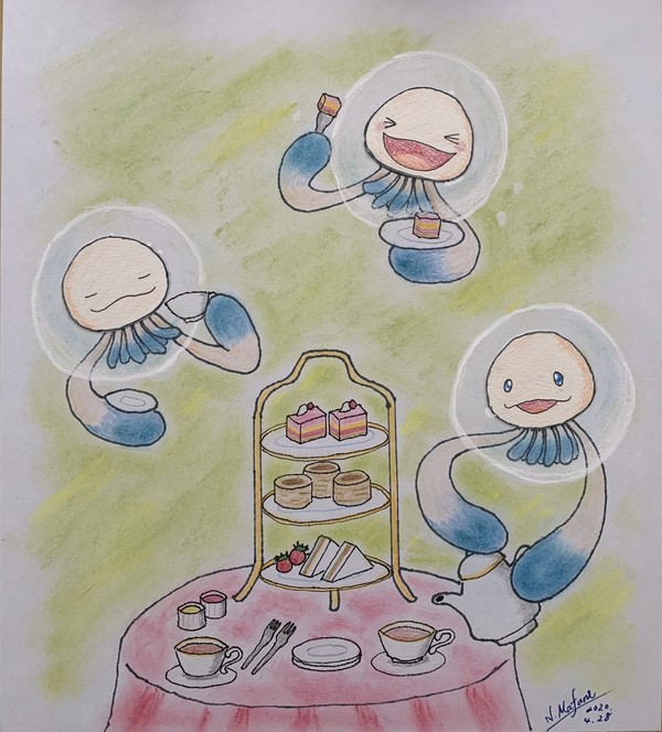 ウパくらげ達のお茶会