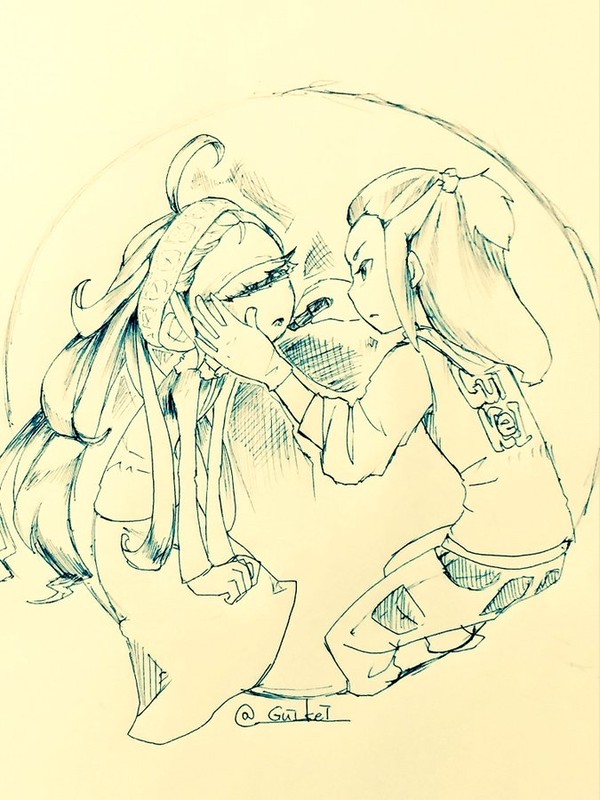 ワンドロで描いた単眼とか
