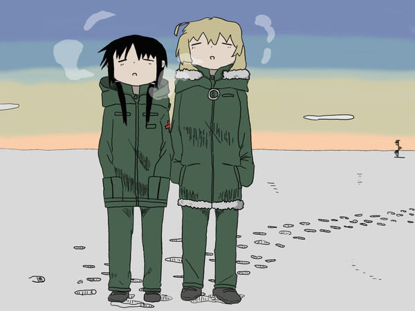 少女終末旅行で一番美しい絵