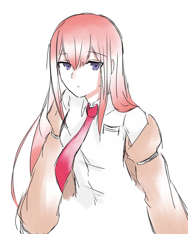 牧瀬紅莉栖落描き〜！