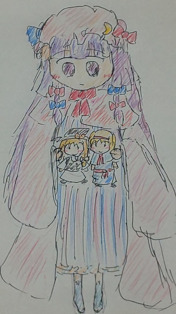 色付きラフ絵