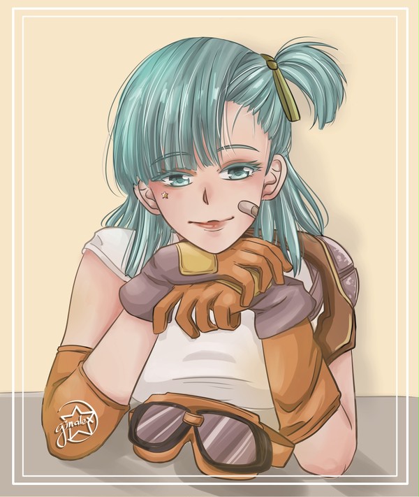 Bulma Dragon ball By @ginalex