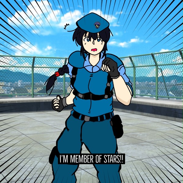Miyuki Kobayakawa in Jill's outf