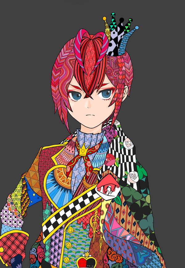 タングル風アート③