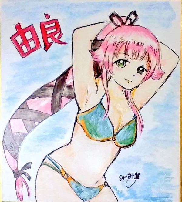 由良さん水着