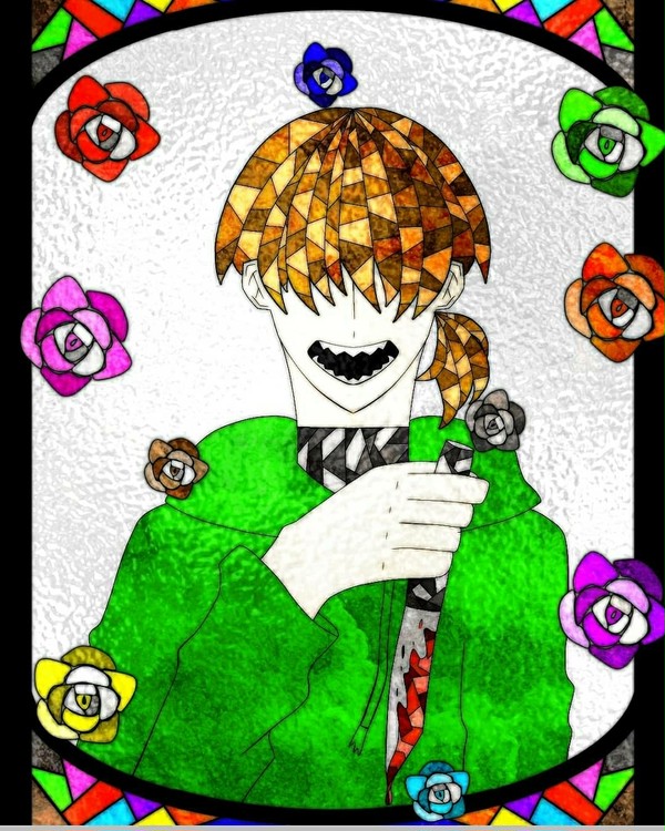 ステンドグラス風wrwrd   by,zm.rbr