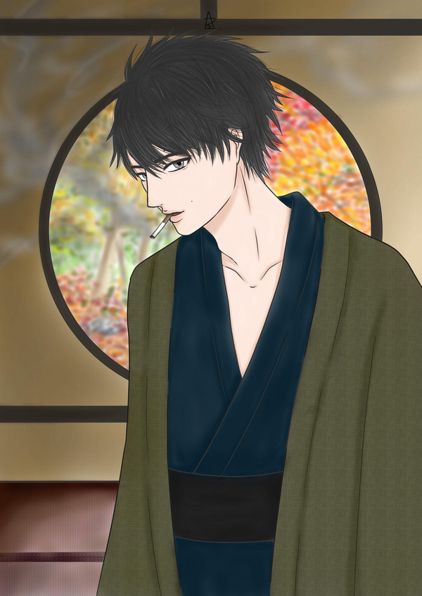 和服男子